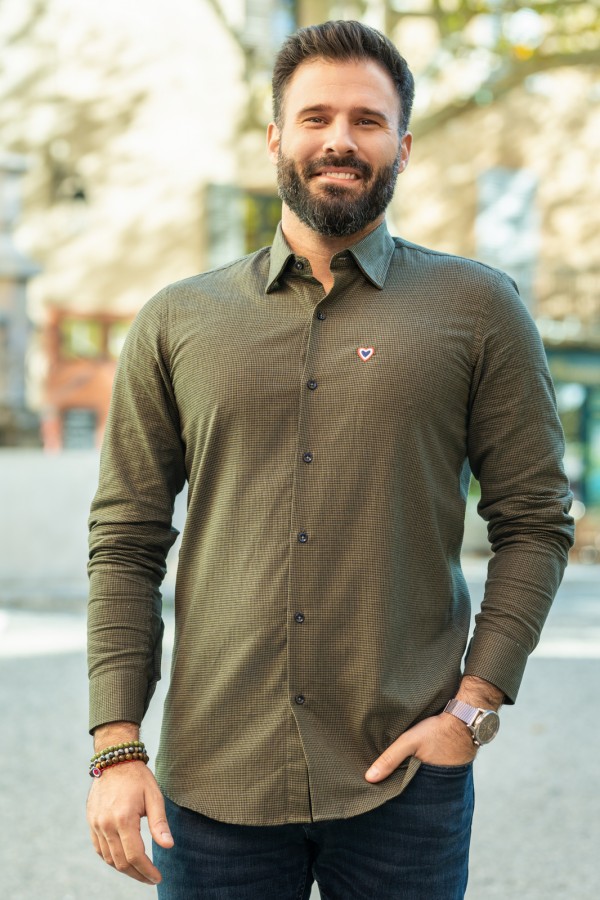 Gabin Shirt Khaki 