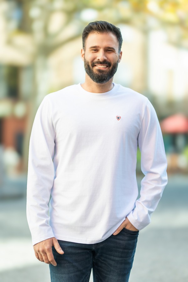 Long sleeve t-shirt white 